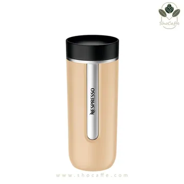 تراول ماگ نسپرسو مدل نوماد سایز بزرگ کرم Nomad Latte تراول ماگ نسپرسو مدل نوماد سایز بزرگ کرم Nomad Latte